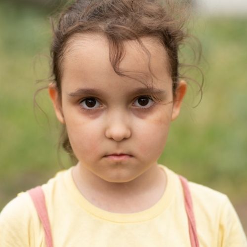 sad little girl